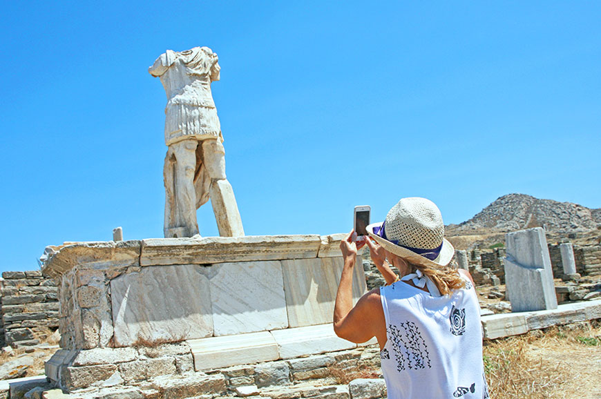Greece - Mykonos - UNESCO - listed Delos and Apollos Sanctuary