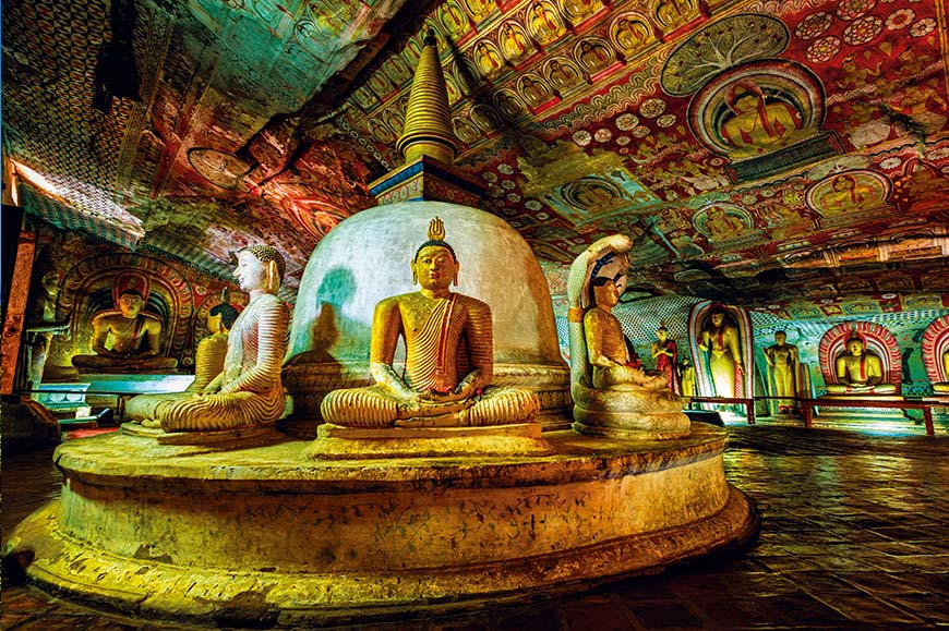 Sri Lanka - Habarana - Dambulla cave temples 